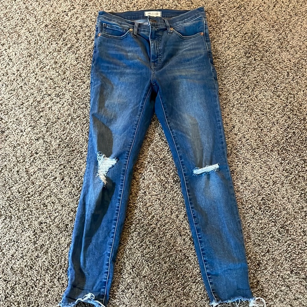 Madewell 9” mid rise skinny jean size 28